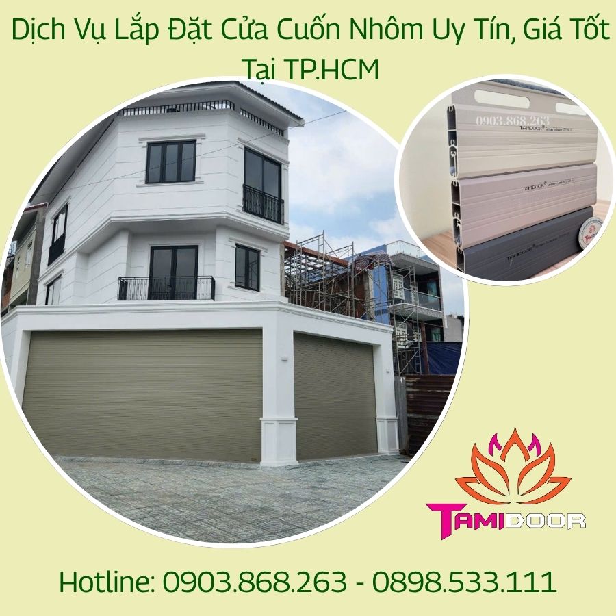Dịch vụ lắp đặt cửa cuốn nhôm