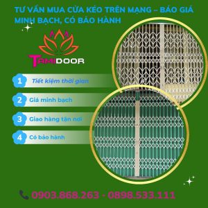 Tư Vấn Mua Cửa Kéo Trên Mạng – Báo Giá Minh Bạch, Có Bảo Hành