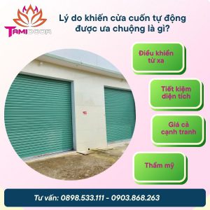 Lý Do Cửa Cuốn Tự Động Được Ưa Chuộng Là Gì?