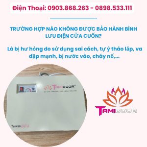 Bảo Hành Bình Lưu Điện Cửa Cuốn