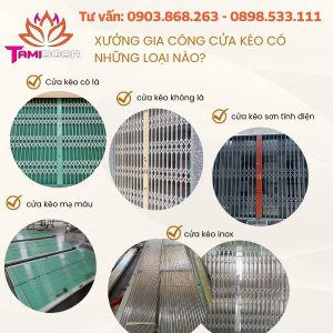 Xưởng Gia Công Cửa Kéo