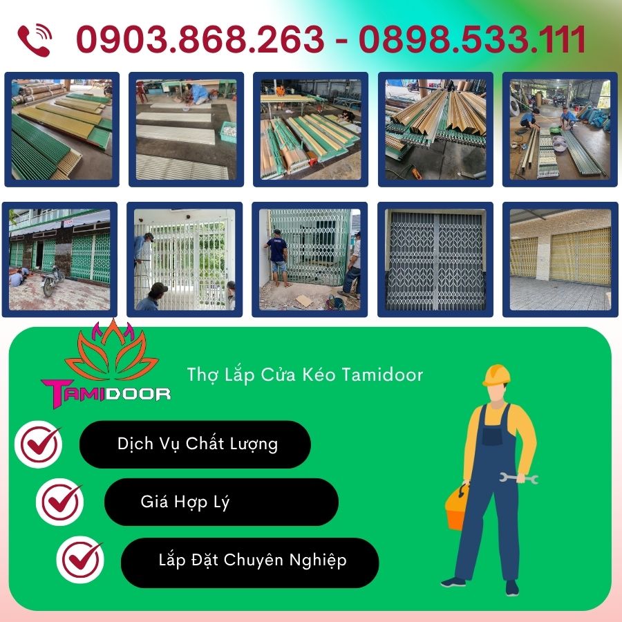 Thợ Lắp Cửa Kéo Chuyên Nghiệp
