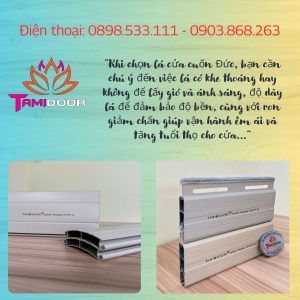 Mẹo chọn lá cửa cuốn Đức