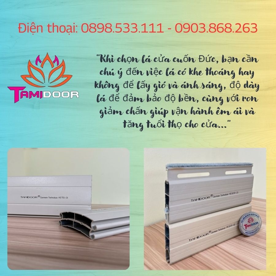 Mẹo chọn lá cửa cuốn Đức