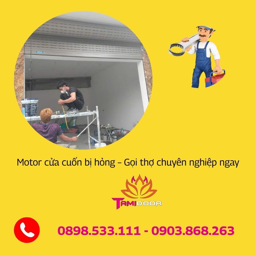 Motor Cửa Cuốn Bị Hỏng – Gọi Thợ Chuyên Nghiệp Ngay