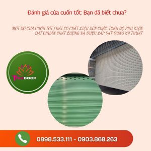 Đánh giá cửa cuốn tốt