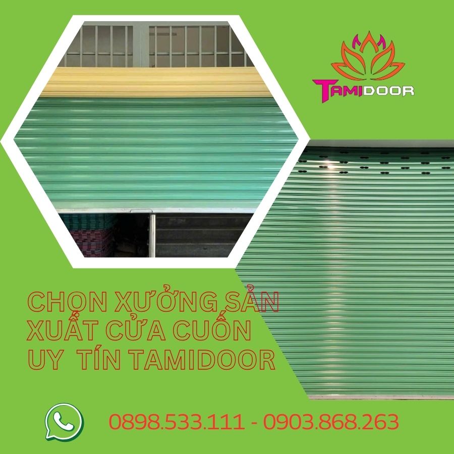 xưởng sản xuất cửa cuốn uy tín