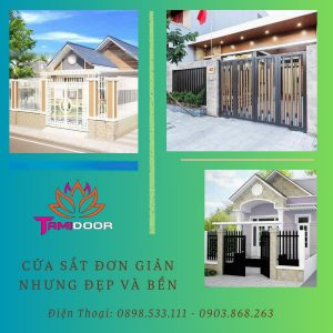Cửa Sắt Đơn Giản Nhưng Đẹp Và Bền