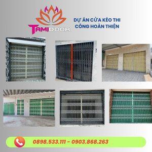 Dự Án Cửa Kéo Thi Công Hoàn Thiện