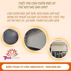 Tuổi Thọ Cửa Cuốn Đức Có Thể Kéo Dài Bao Lâu?