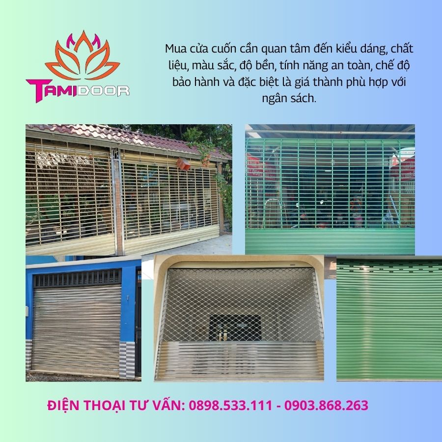 Mua Cửa Cuốn Cần Quan Tâm Những Gì? 
